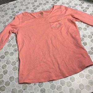 TG Girls XL Pink Long Sleeve Pocket T